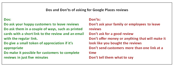 Best practices for gathering reviews